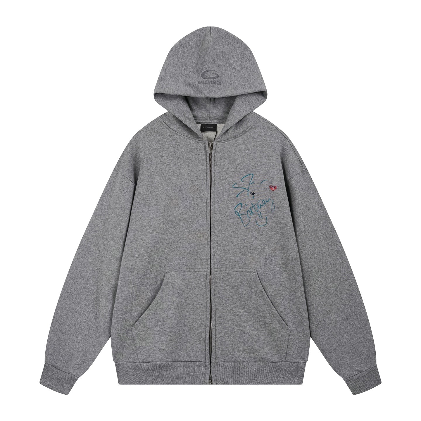 2025SS New LOGO Gray Hoodie