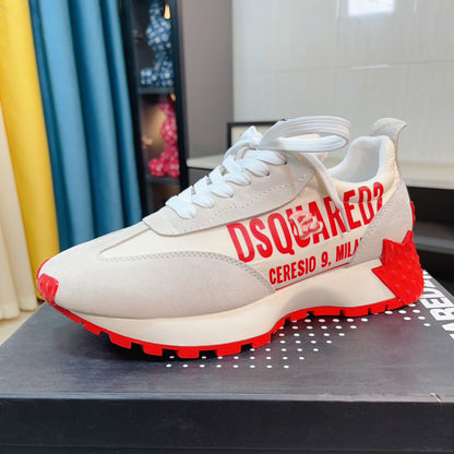 SOLA-DSQ2 New Leather Men's  Sneakers