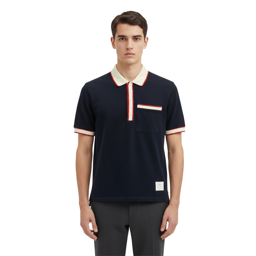 MR.TOM 4-Bar Basic POLO Shirt