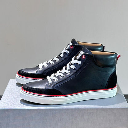 MR.TOM High Top Leather Sneakers