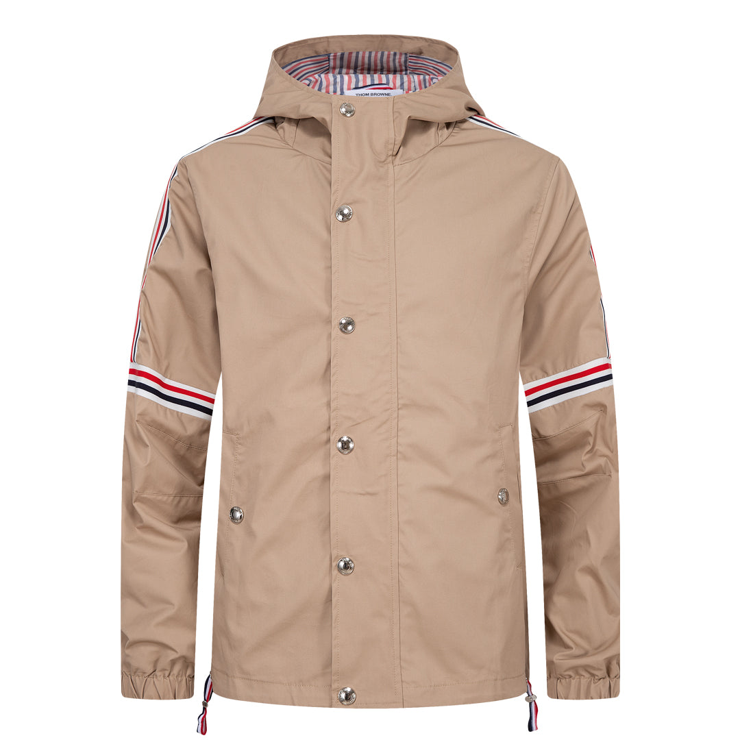 MR.TOM Khaki Hooded Jacket