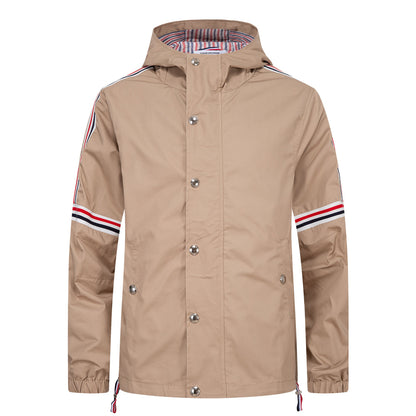MR.TOM Khaki Hooded Jacket
