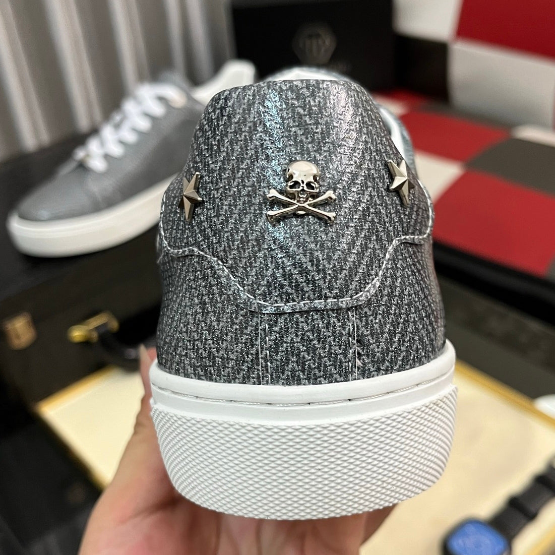 PP Men lettering sneakers#65