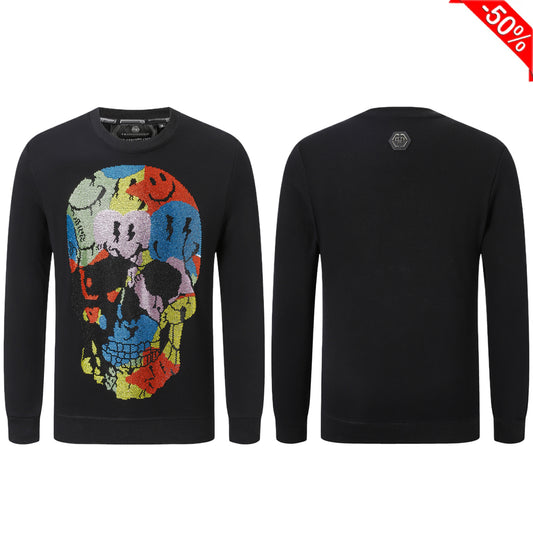 SOLA-Philpp New Skull Diamond Crewneck Sweatshirt 