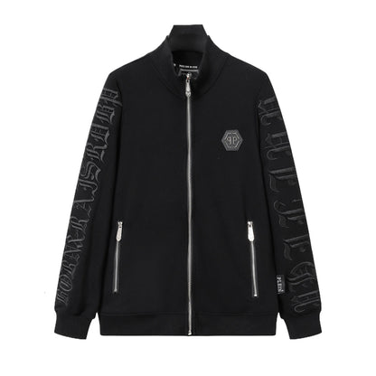 PIEIN 2025SS Unisex Black Hoodie