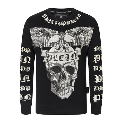 PIEIN 2025SS Unisex Black Hoodie