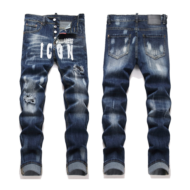 SOLA-DSQ2 embroidery Jeans