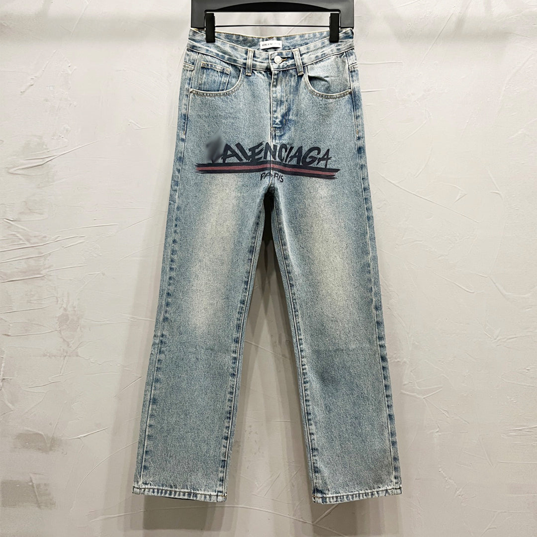 2025SSNew Man Graffiti Jeans
