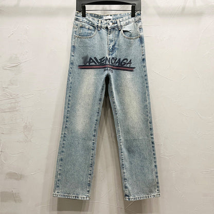 2025SSNew Man Graffiti Jeans