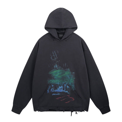 2025SS Men's Distressed Hoodie