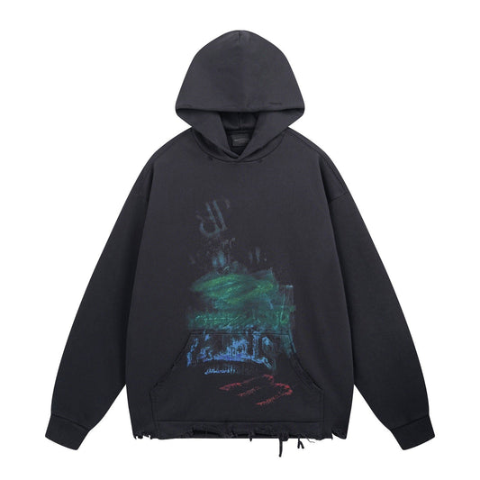 2025SS Men's Distressed Hoodie