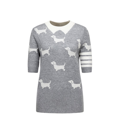 MR.TOM  women puppy T-shirt