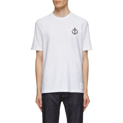 MR.TOM Anchor embroidery T-shirt