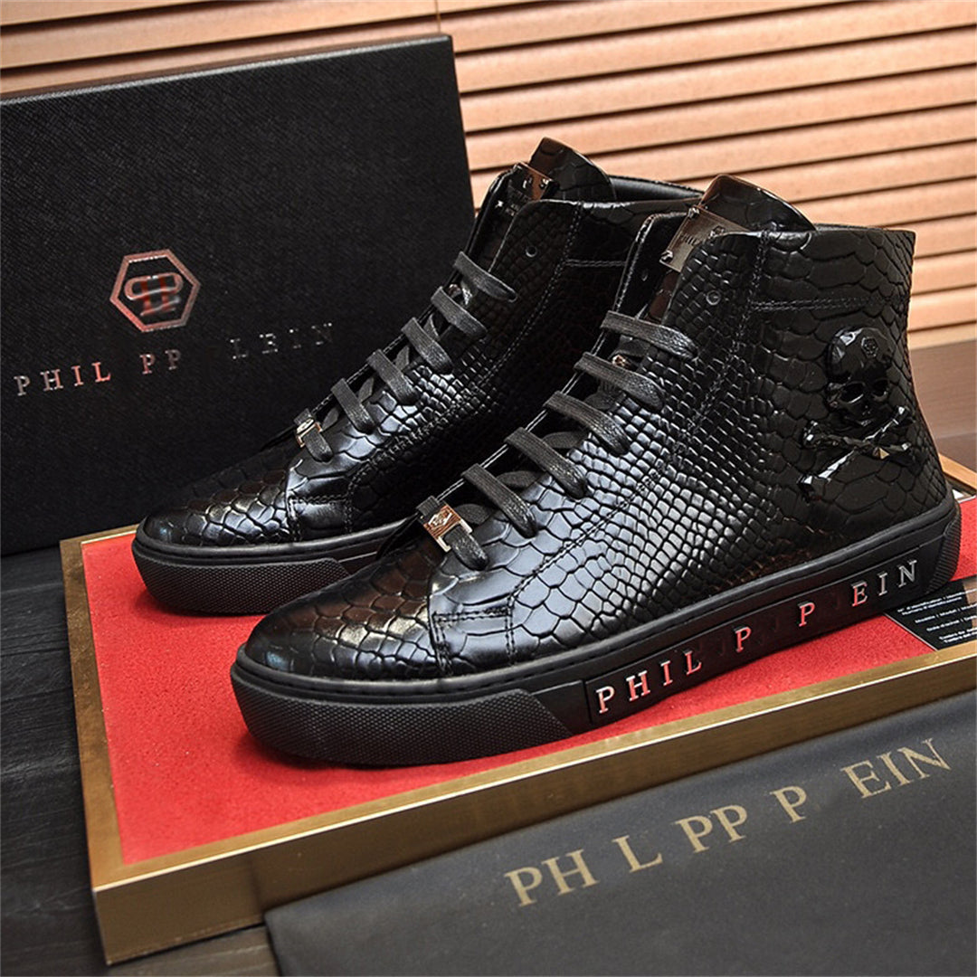 SOLA-Phillipp Novaj Viraj altsupraj ledaj Sneakers 
