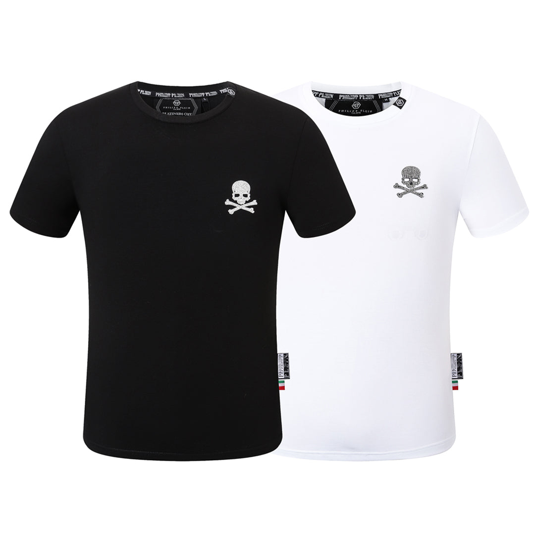 PIEIN Hot stamping Skull T-shirt