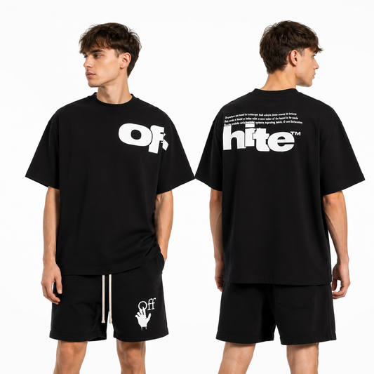 OFF-White Arrow Logo Cotton T-shirt-1022