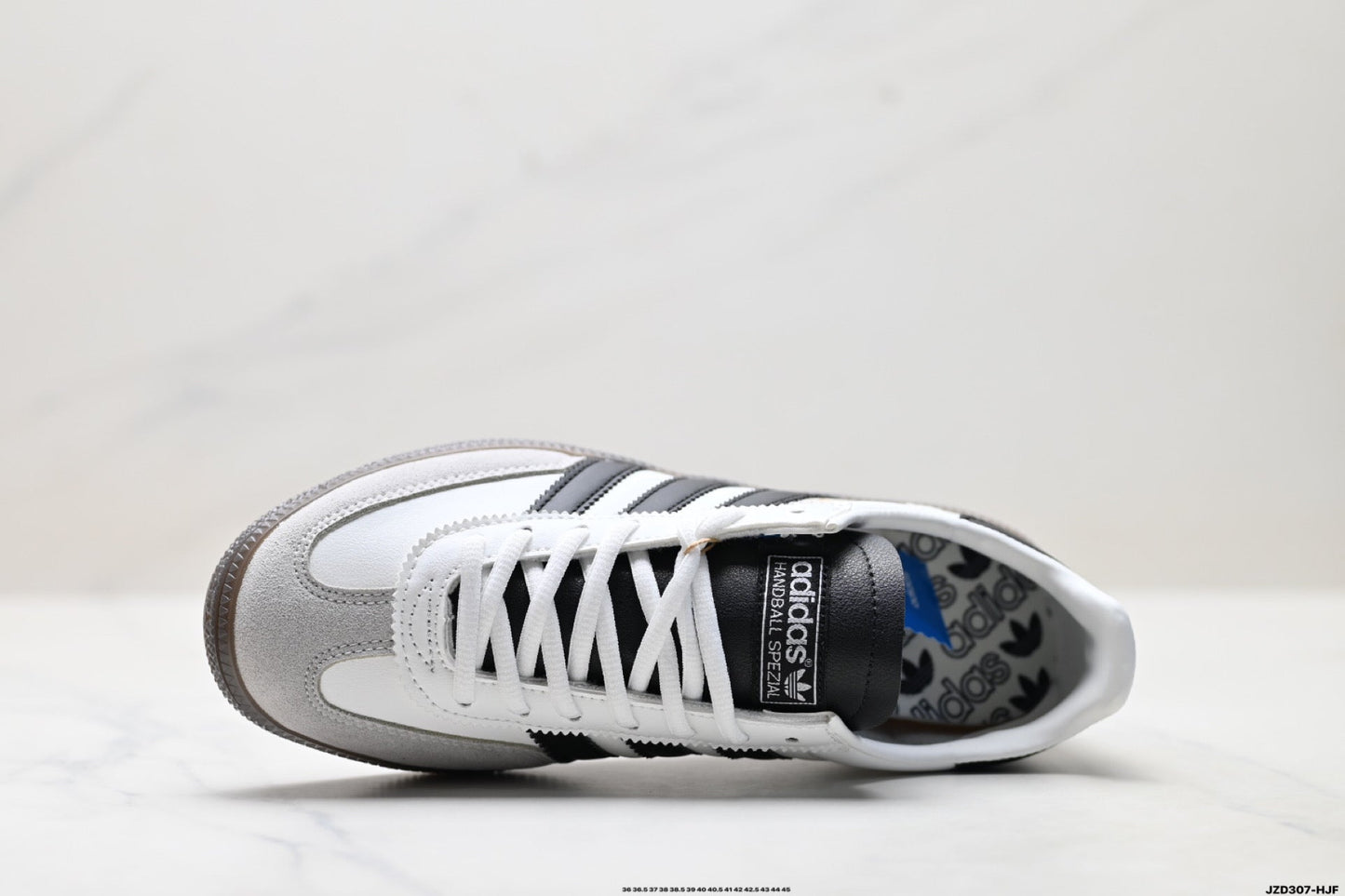Adidas Originals Spezial White Black Gum Leather Sneakers