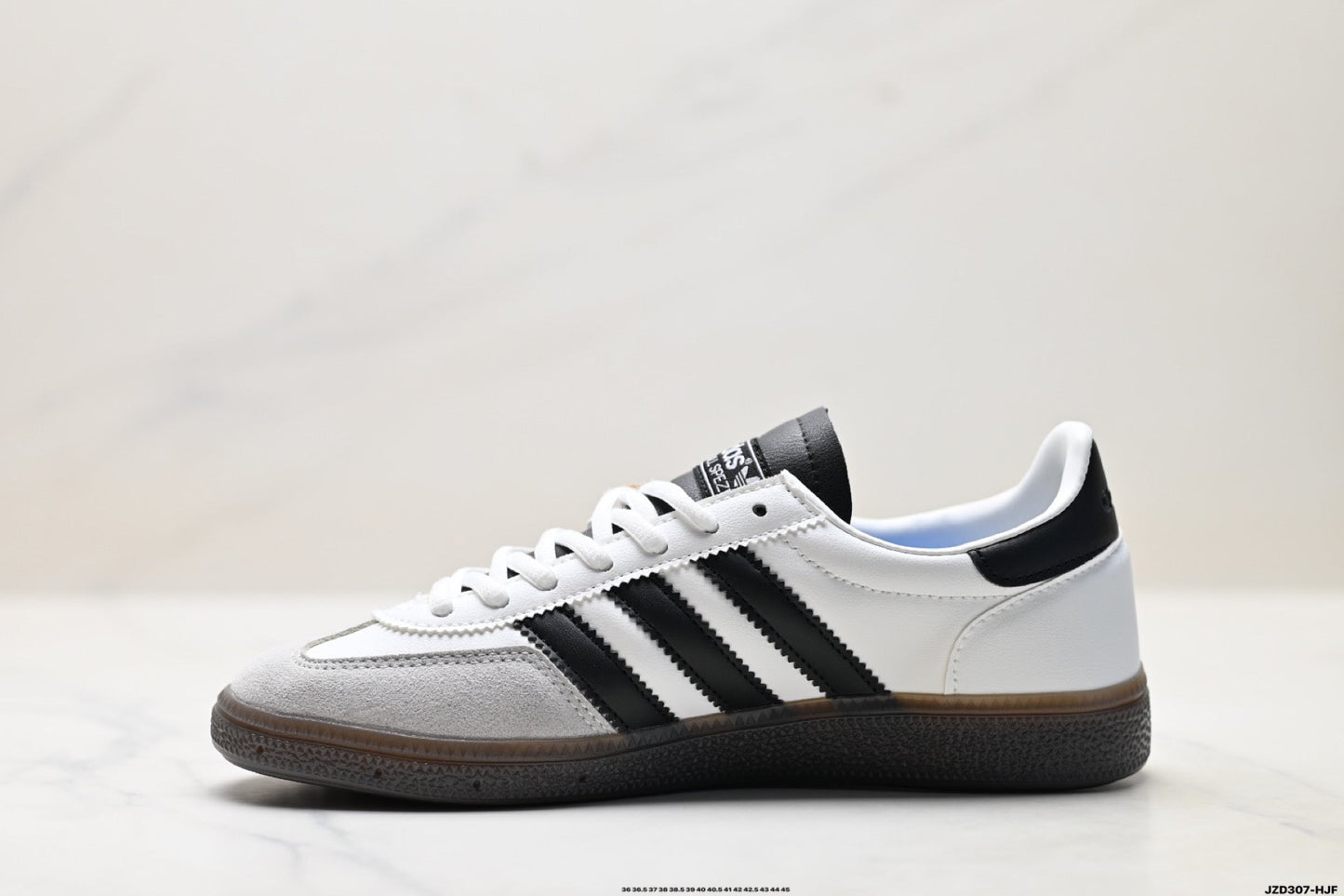Adidas Originals Spezial White Black Gum Leather Sneakers