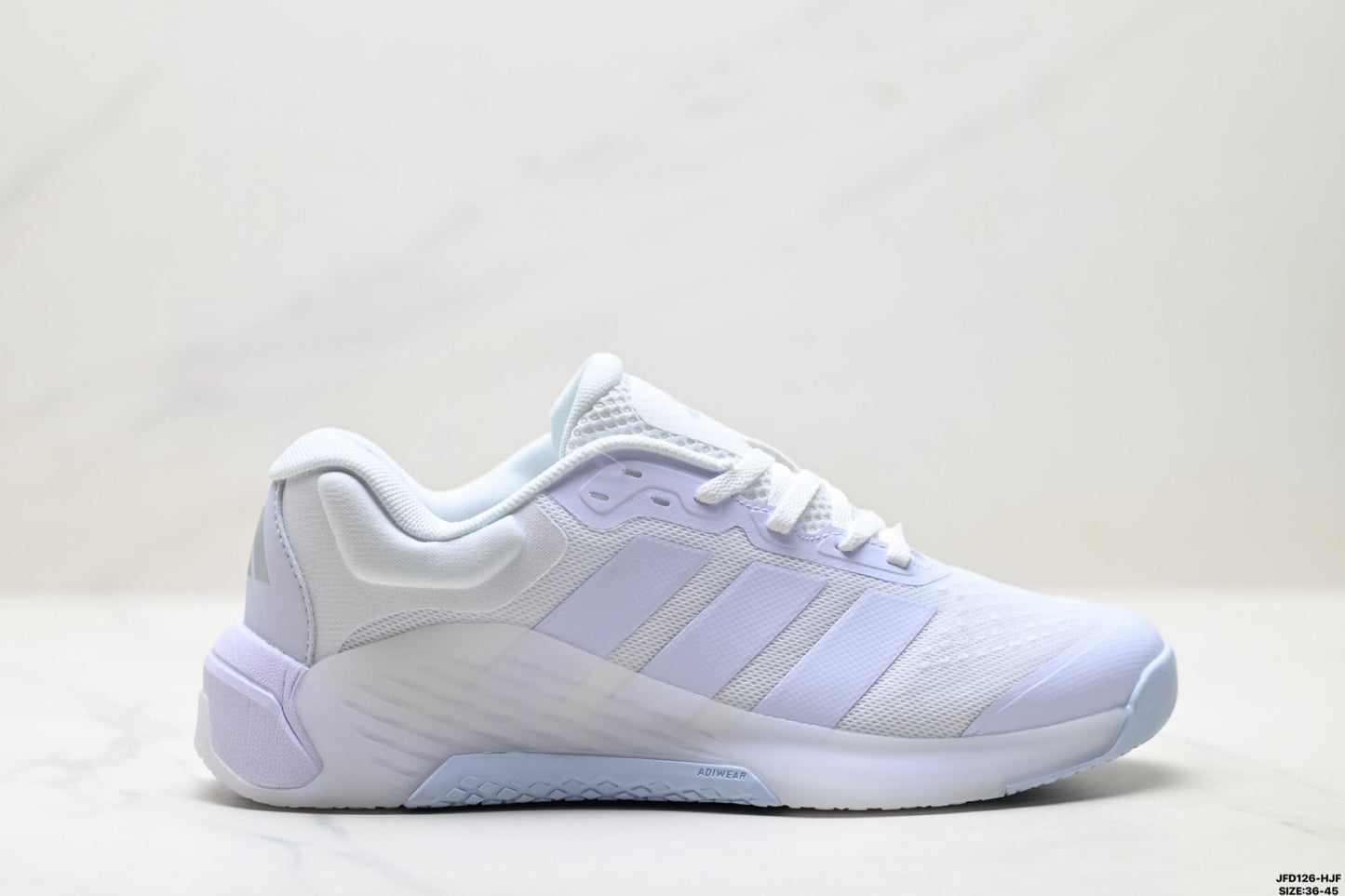 Adidas Men's All White Tennis Training Shoes