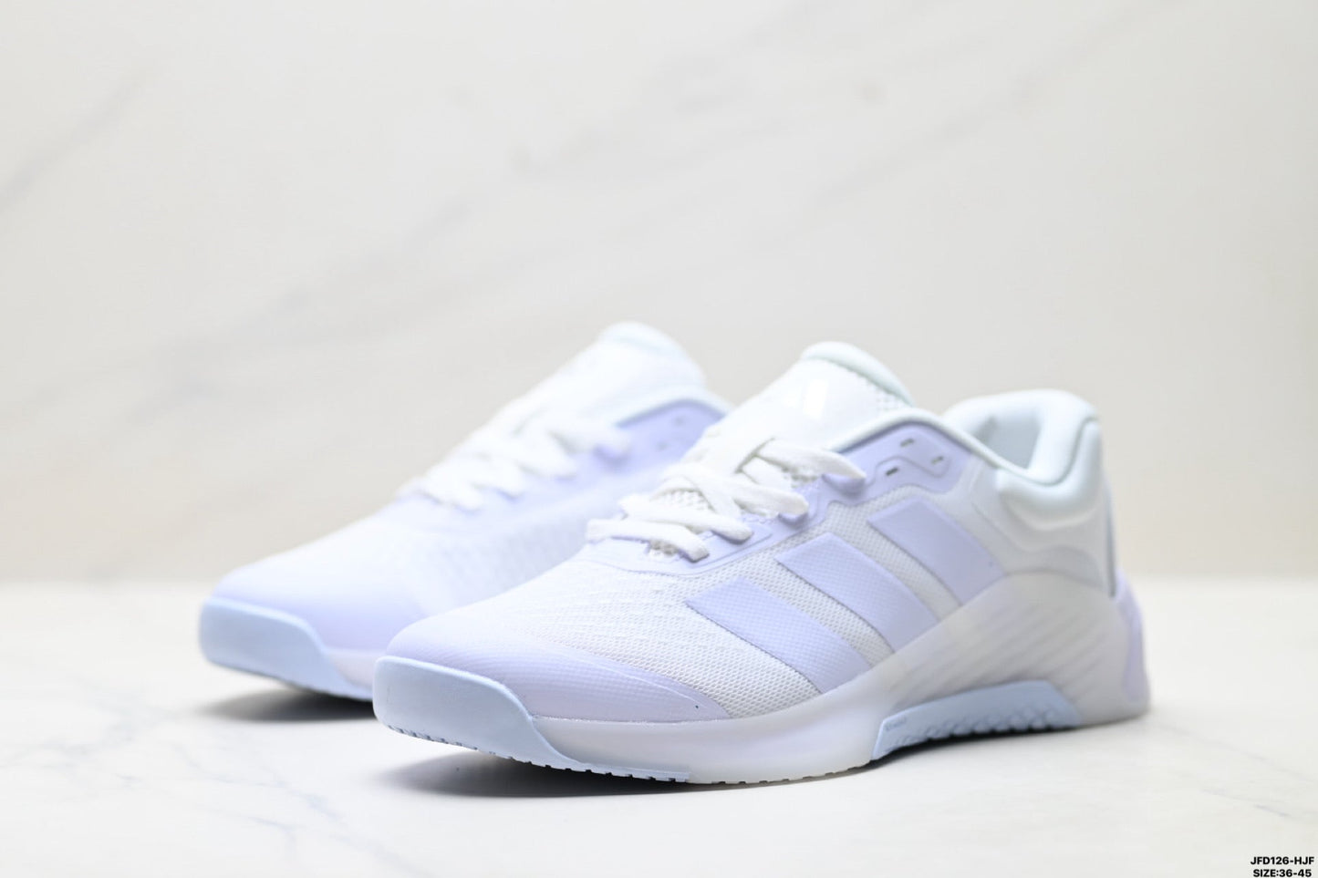 Adidas Men's All White Tennis Training Shoes