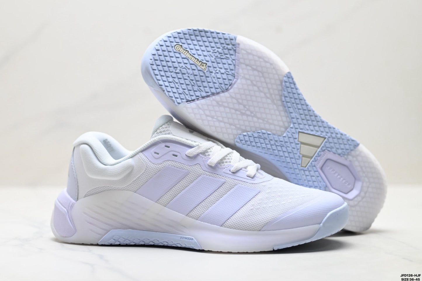 Adidas Men's All White Tennis Training Shoes
