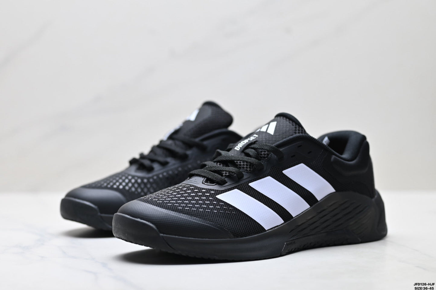 Adidas Lightweight Black Training Sneakers
