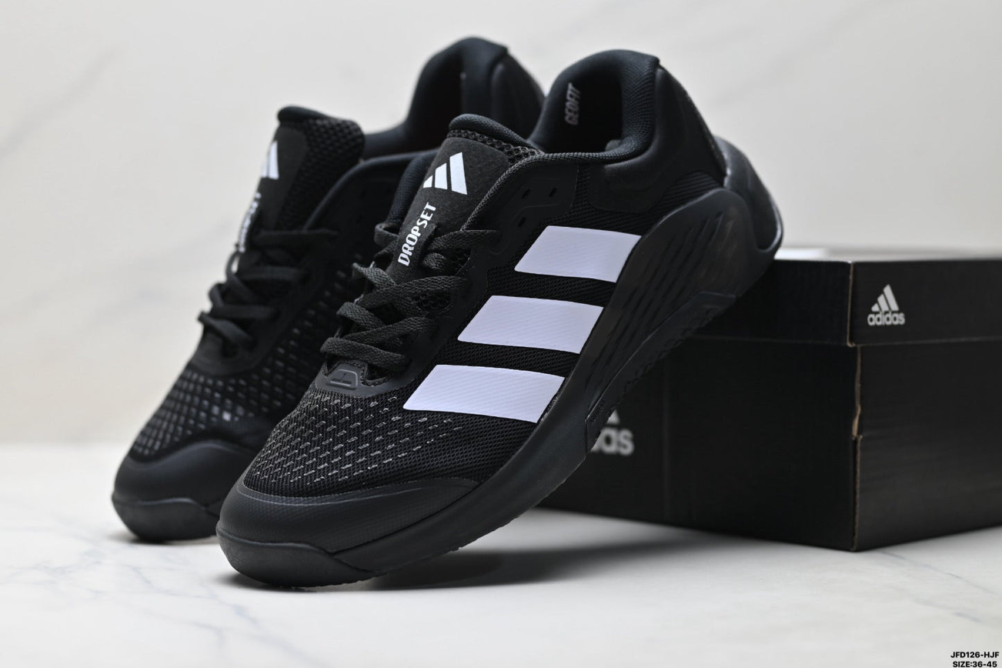 Adidas Lightweight Black Training Sneakers