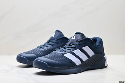 Adidas Navy Tennis Shoes for Men – Breathable Court Sneakers