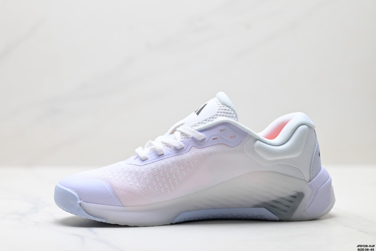 Adidas Lightweight White Athletic Training Shoes