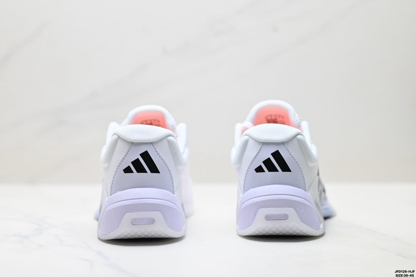 Adidas Lightweight White Athletic Training Shoes