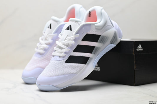 Adidas Lightweight White Athletic Training Shoes