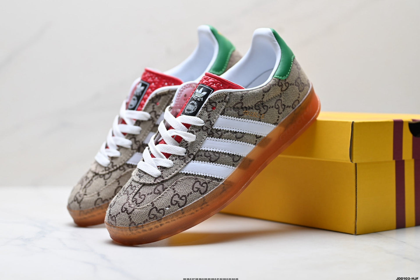 Adidas Originals Samba GG Monogram Brown Sneakers