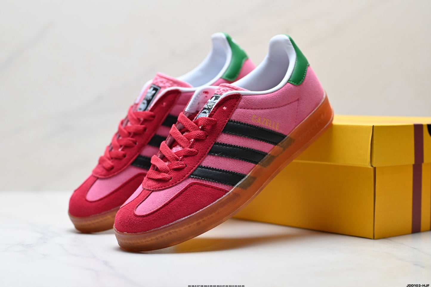 Adidas Originals Gazelle Pink Black Gum Sneakers
