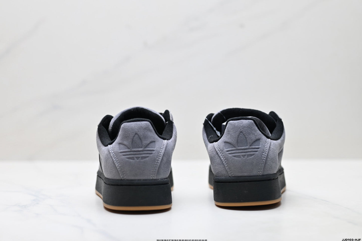 Adidas Originals Superstar Platform Grey Black Suede Sneakers