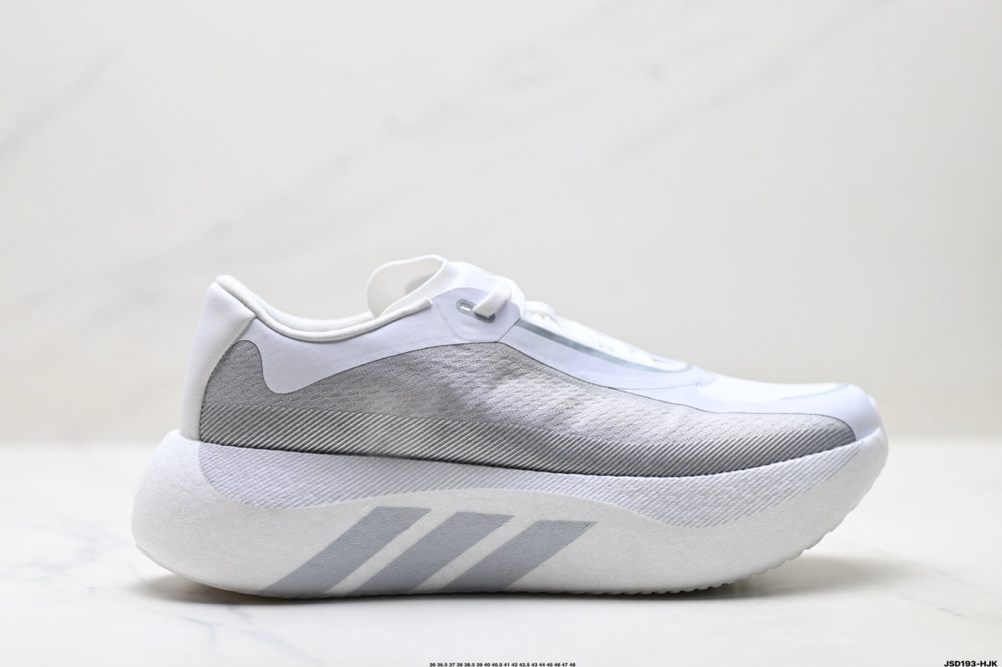 Adidas Performance Silver White Running Shoes