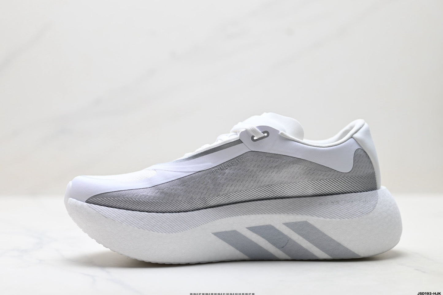 Adidas Performance Silver White Running Shoes