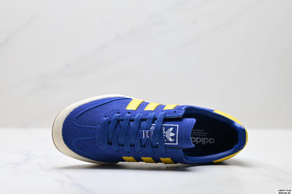 Adidas Jeans Classic Suede Sneakers – Blue Yellow Casual Lifestyle Shoes