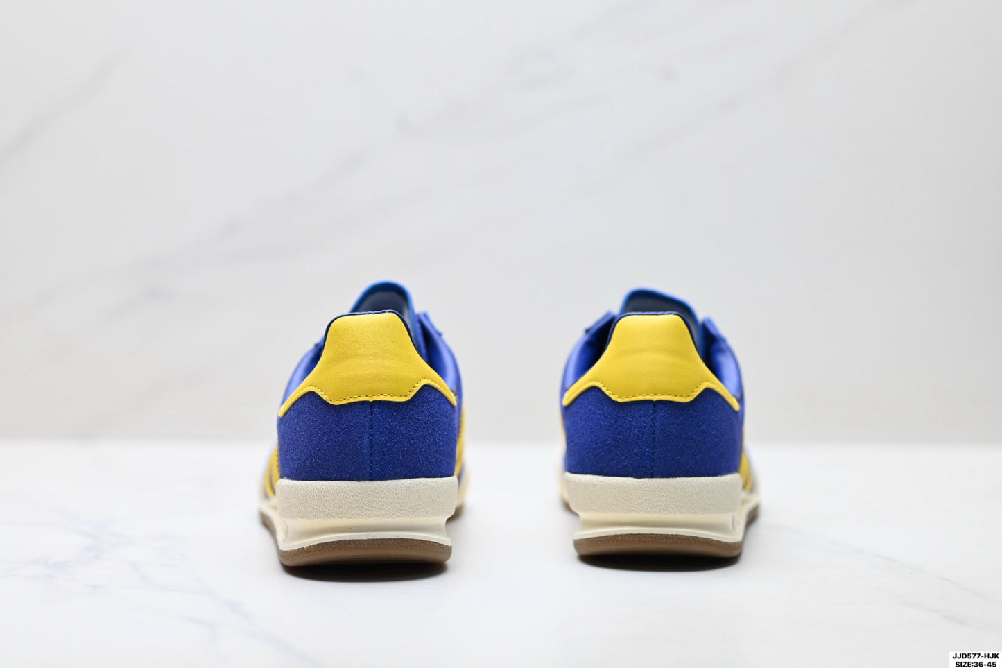 Adidas Jeans Classic Suede Sneakers – Blue Yellow Casual Lifestyle Shoes