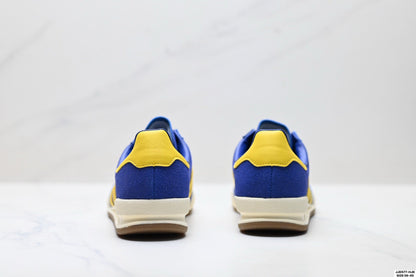 Adidas Jeans Classic Suede Sneakers – Blue Yellow Casual Lifestyle Shoes