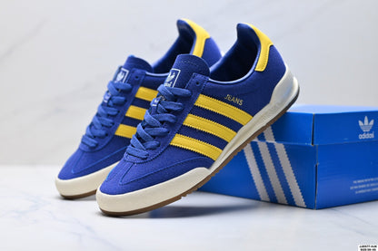 Adidas Jeans Classic Suede Sneakers – Blue Yellow Casual Lifestyle Shoes