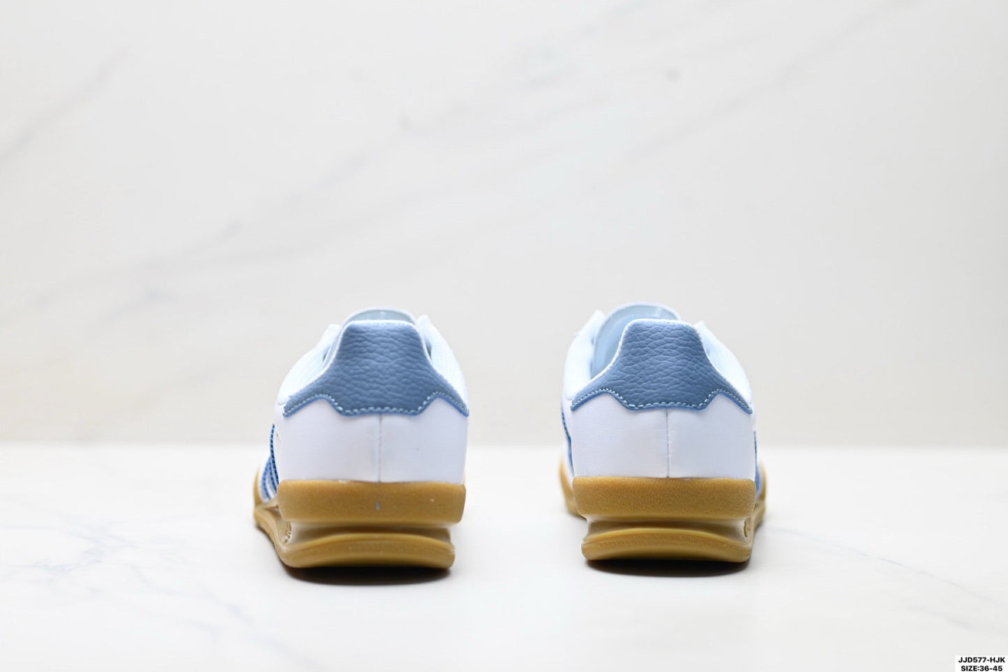 Adidas Jeans White Blue Gum Sole Sneakers – Classic Retro Lifestyle Shoes
