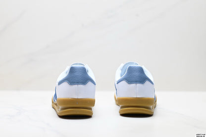 Adidas Jeans White Blue Gum Sole Sneakers – Classic Retro Lifestyle Shoes