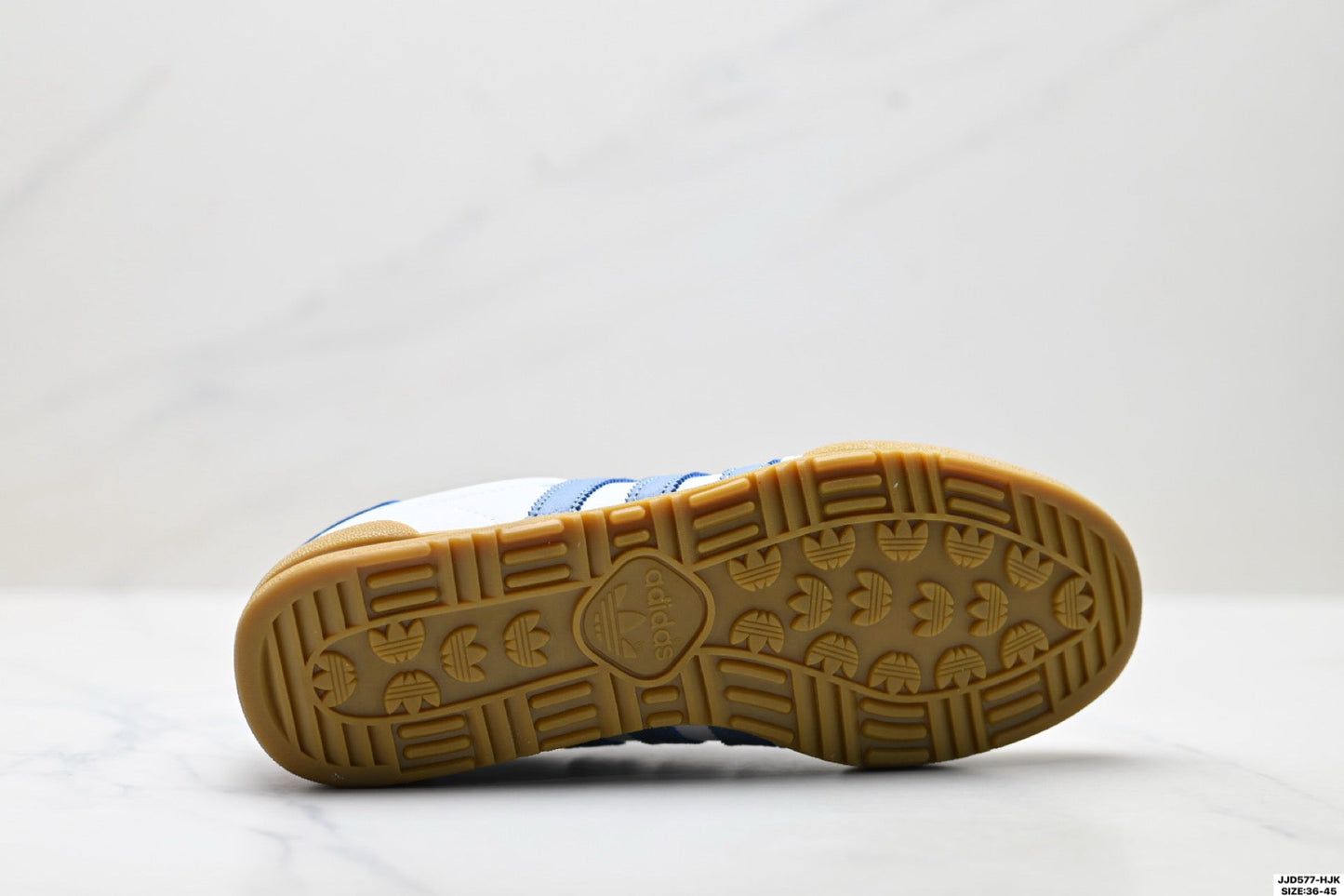 Adidas Jeans White Blue Gum Sole Sneakers – Classic Retro Lifestyle Shoes
