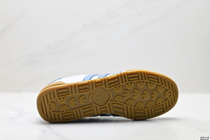 Adidas Jeans White Blue Gum Sole Sneakers – Classic Retro Lifestyle Shoes
