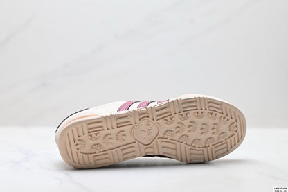Adidas Jeans Off White Burgundy Sneakers – Classic Retro Lifestyle Shoes