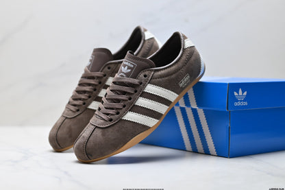 Adidas Tokyo Brown Suede Sneakers – Classic Retro Lifestyle Shoes