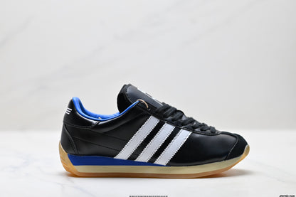 Adidas Porsche Design Black Blue Motorsport Leather Sneakers