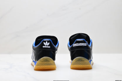 Adidas Porsche Design Black Blue Motorsport Leather Sneakers