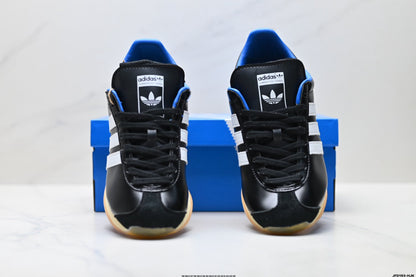 Adidas Porsche Design Black Blue Motorsport Leather Sneakers