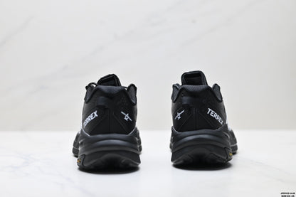 Adidas Waterproof Trail Running Shoes – Black White Outdoor Sneakers
